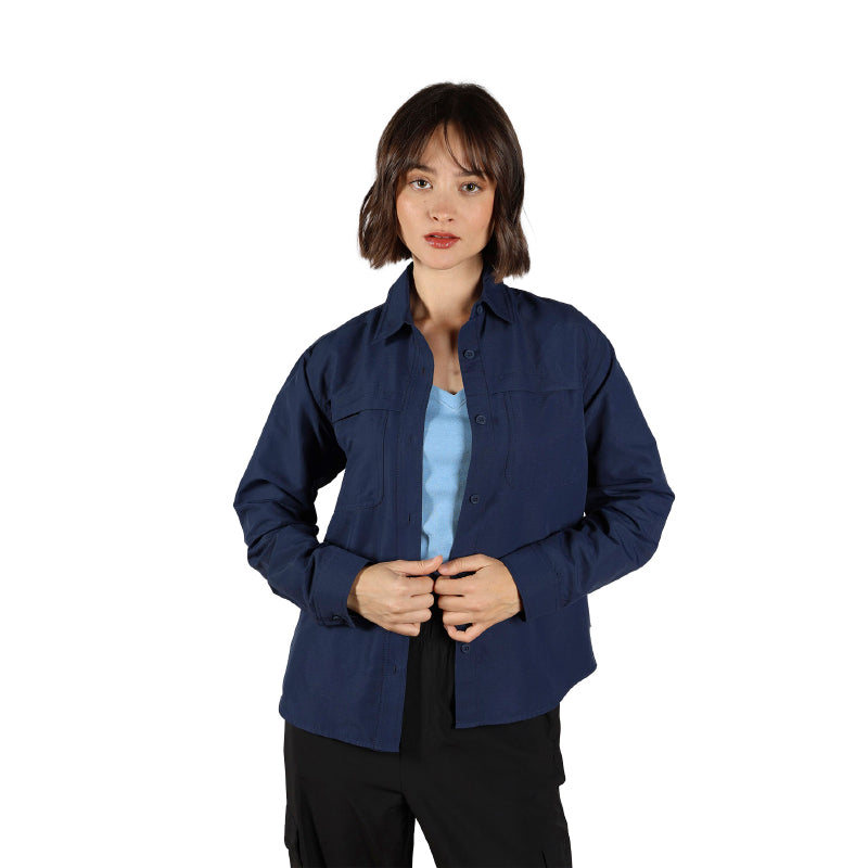 Camisa Rainier Ripstop Manga Larga Mujer