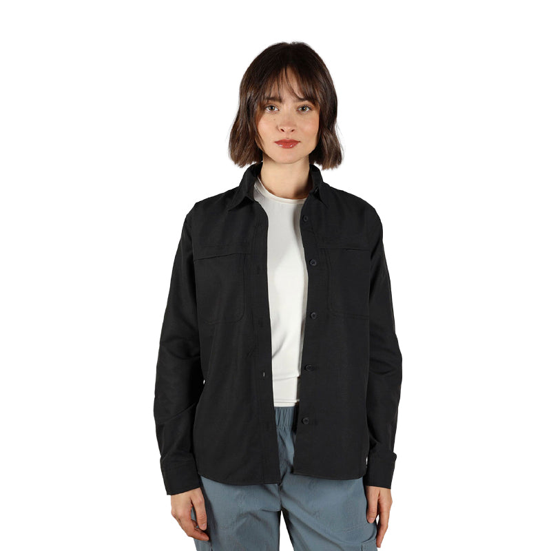 Camisa Rainier Ripstop Manga Larga Mujer