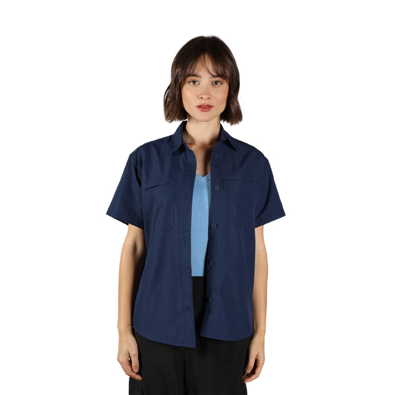 Camisa Rainier Ripstop Manga Corta Mujer