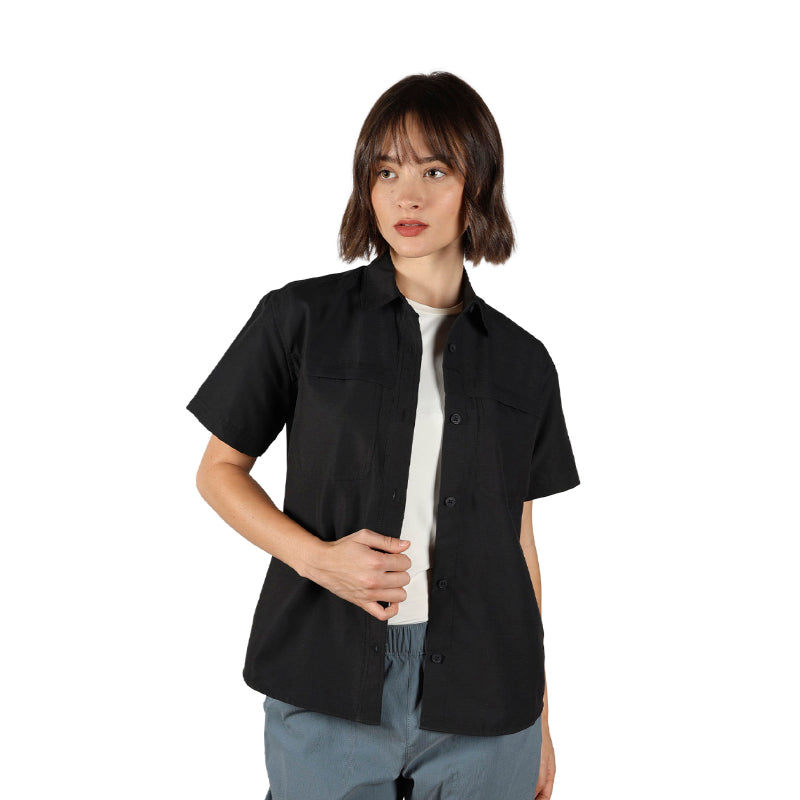 Camisa Rainier Ripstop Manga Corta Mujer
